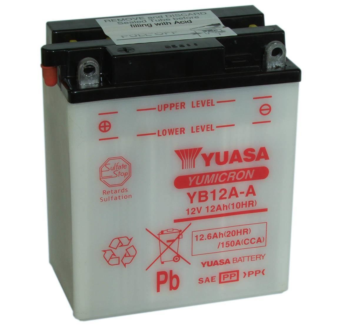 Batterie moto Yuasa YB12A-A...