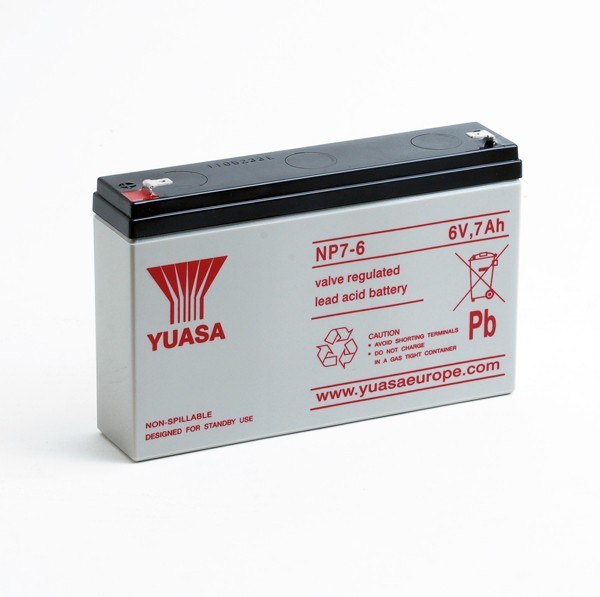 Batterie Yuasa NP7-6 6V 7AH