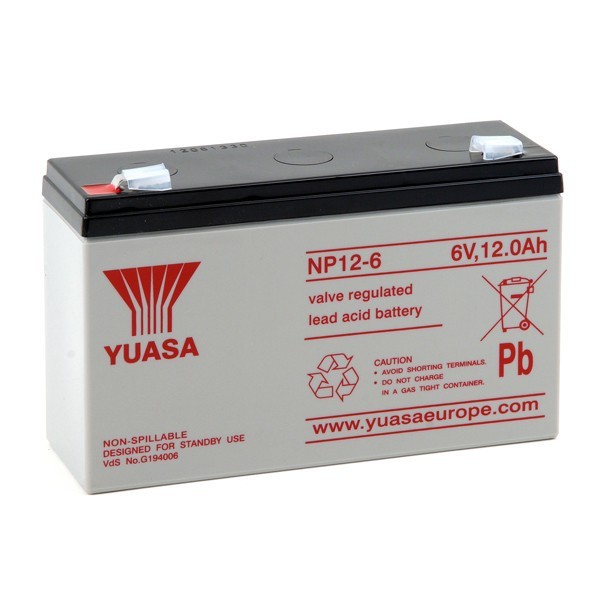 Batterie Yuasa NP12-6 6V 12AH