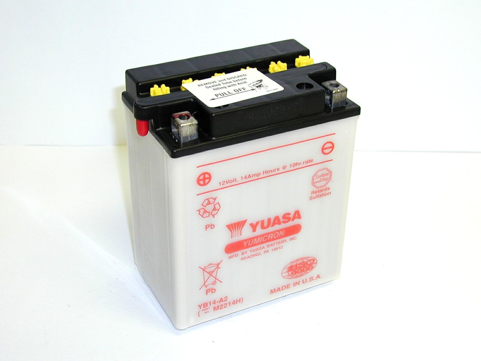 Batterie moto Yuasa YB14-A2...