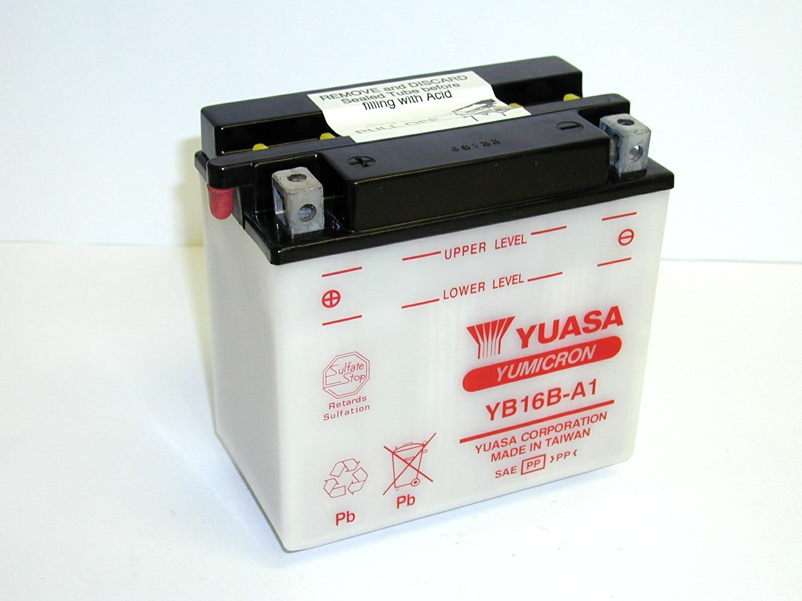 Batterie moto Yuasa YB16B-A...