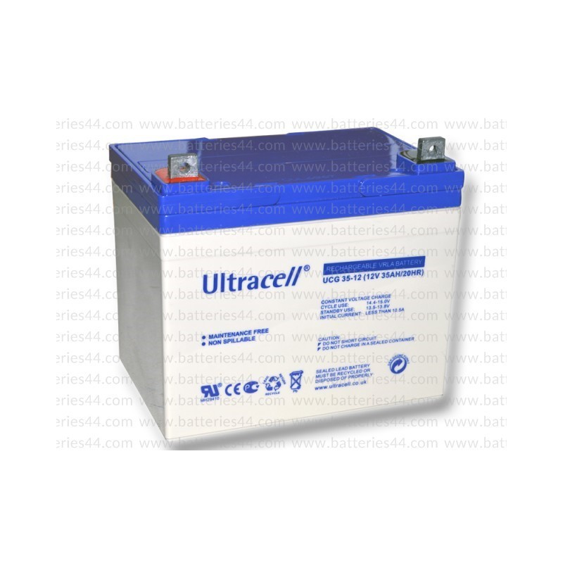 Batterie plomb GEL Ultracell UCG35-12 12V 35AH