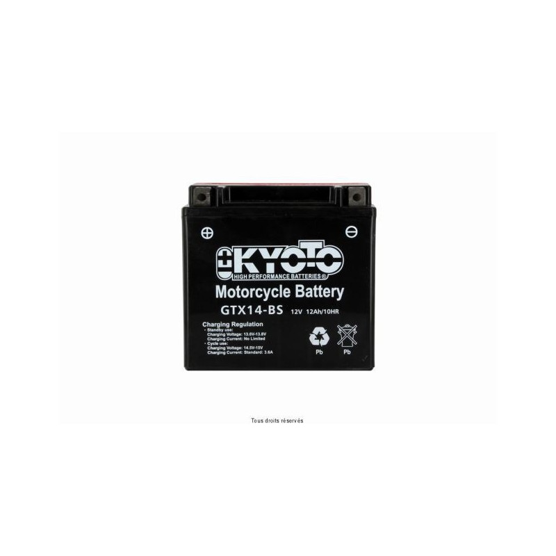 Batterie Moto Kyoto Ytx Bs V Ah Sla