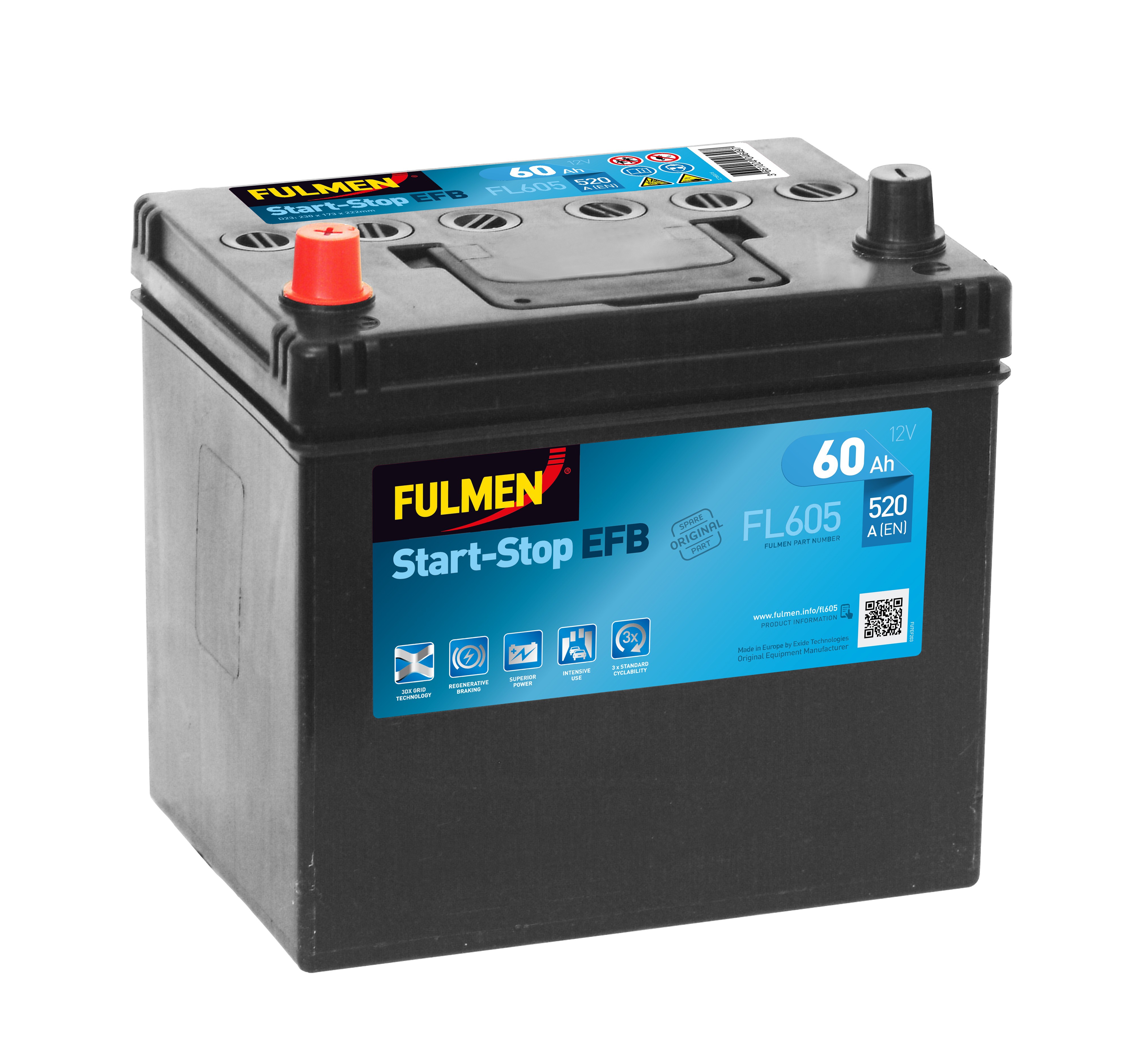 Batterie Fulmen EFB FL605...