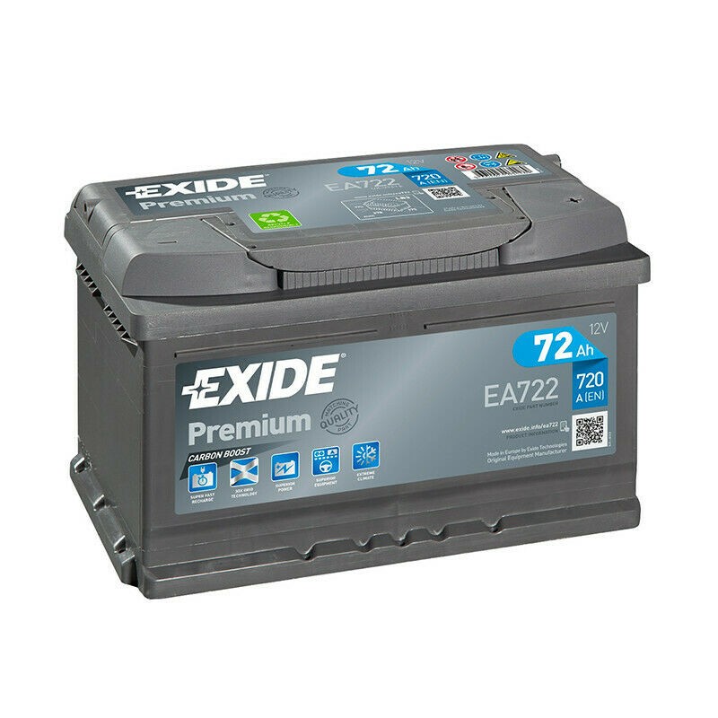 Аккумулятор exide ea722 характеристики