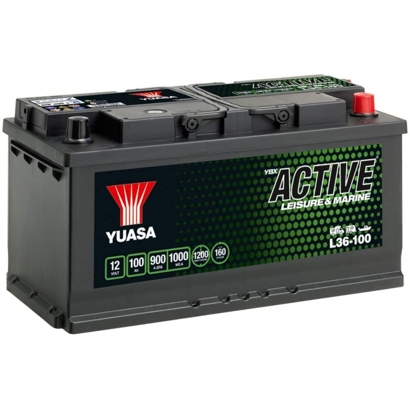batterie decharge lente agm etanche yuasa ypc100-12 12 volts 100ah