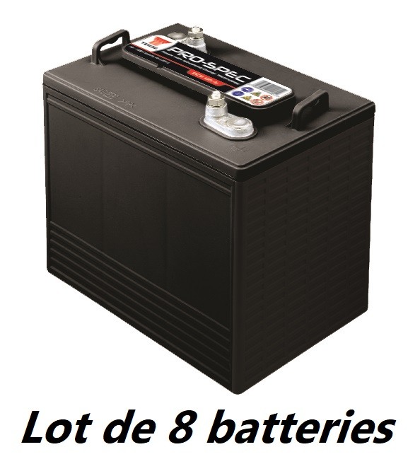 Lot de 8 batteries YUASA...