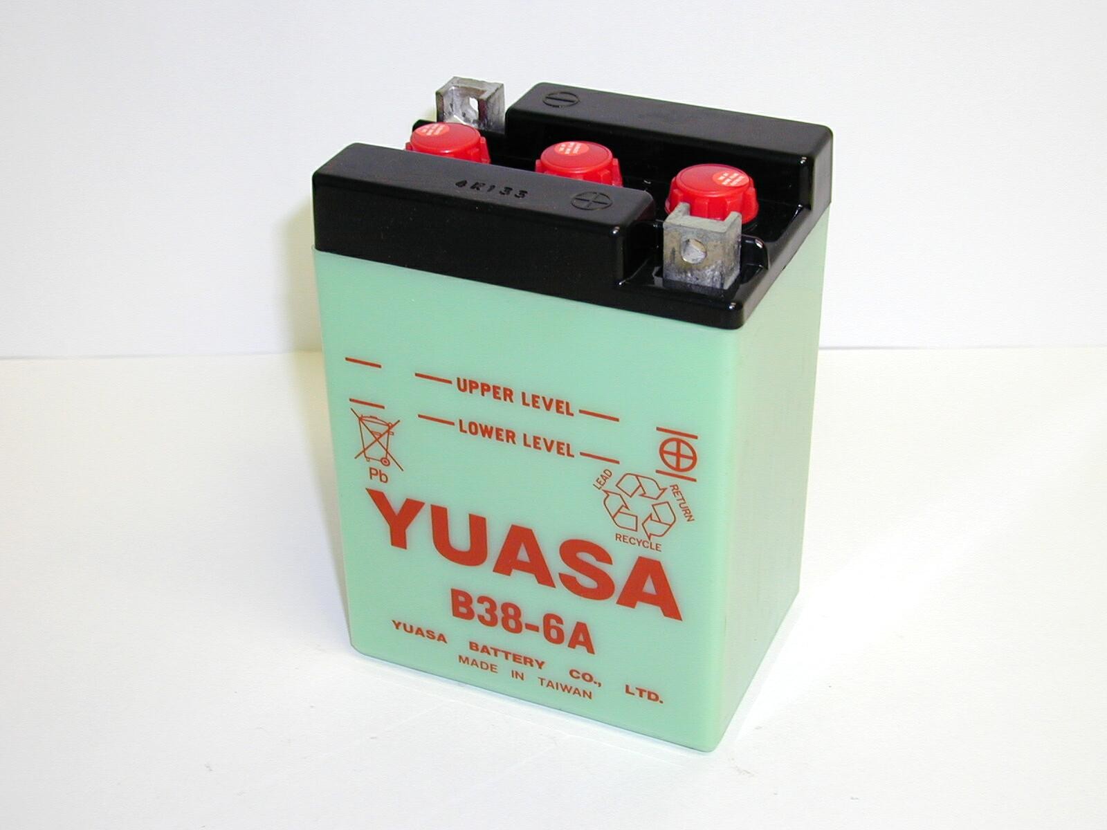 Batterie moto  Yuasa B38-6A...