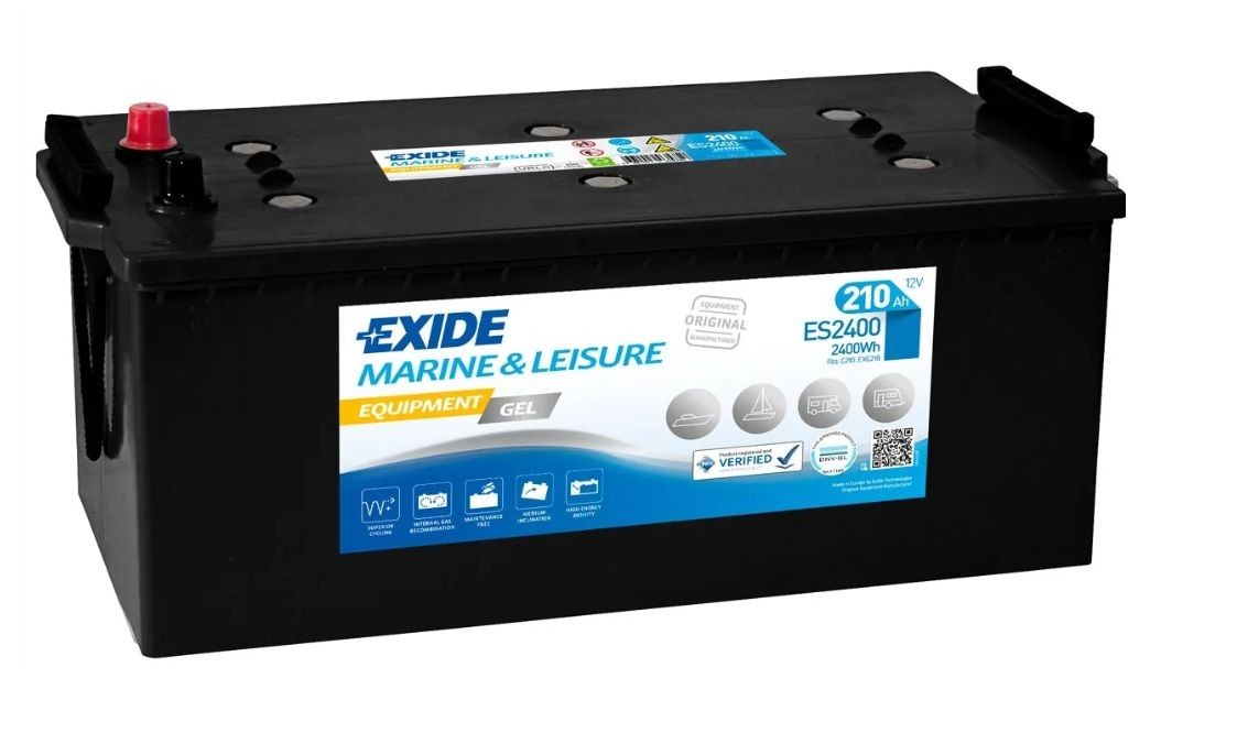 EXIDE MARINE ES450 : Batterie décharge lente- gel 12V 40 AH