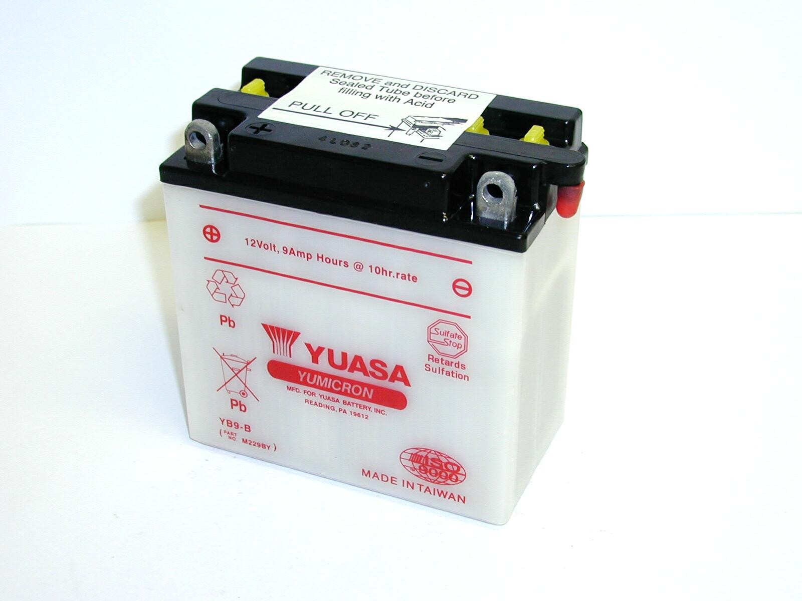 Batterie moto Yuasa Yumicron 12V / 12Ah avec entretien YB12AL-A - Batteries  Moto